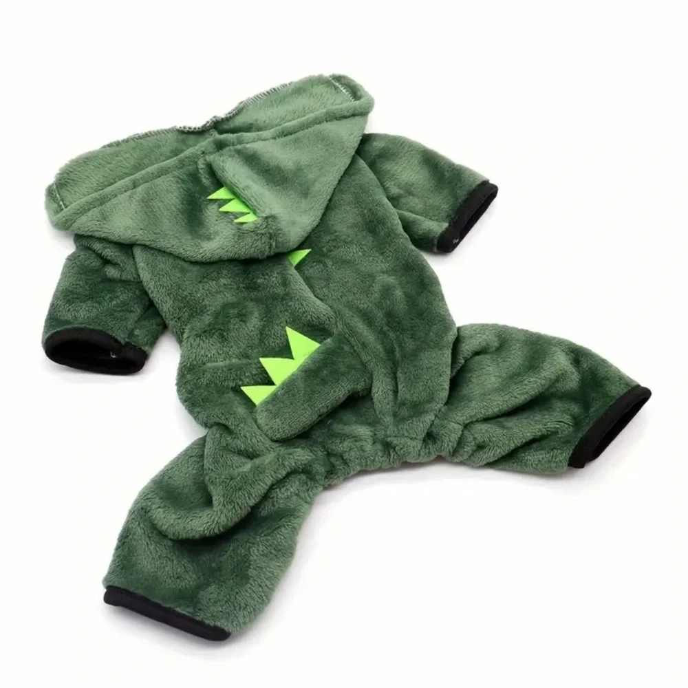 Green Dinosaur Dog Costume